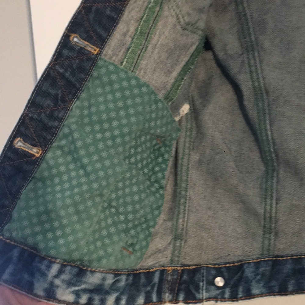 Zara TRF fitted denim jacket size S fits XS - Picture 4 of 11